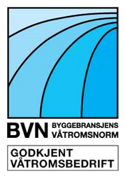 Logo av BVN - Godkjent våtromsbedrift
