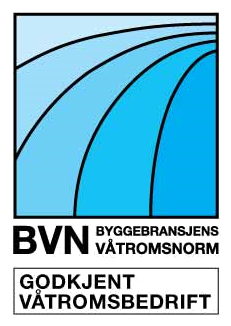 Logo av BVN - Godkjent våtromsbedrift